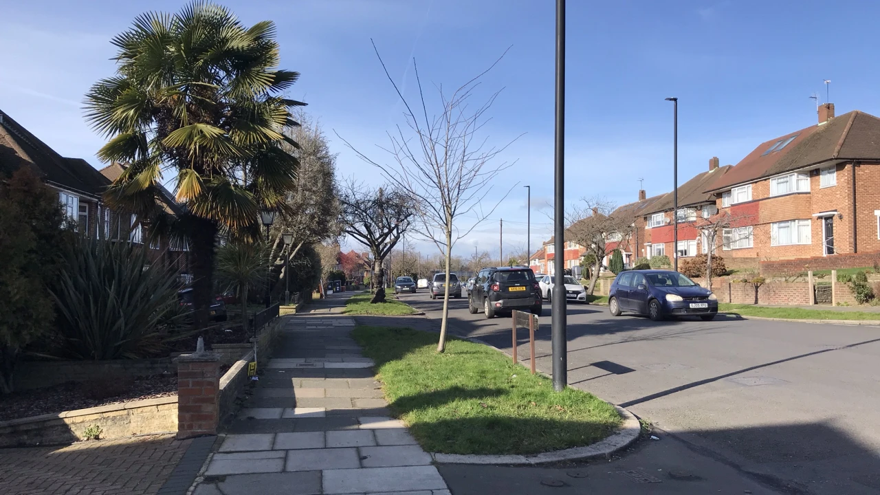 Arnos Grove residential road